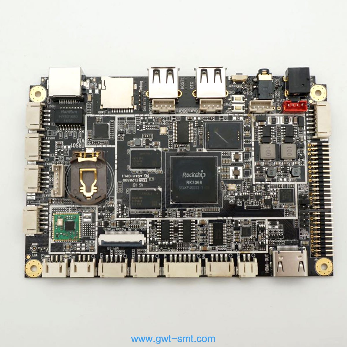RK3368-smt貼片加工，礦機主板smt加工，DIP插件后焊
